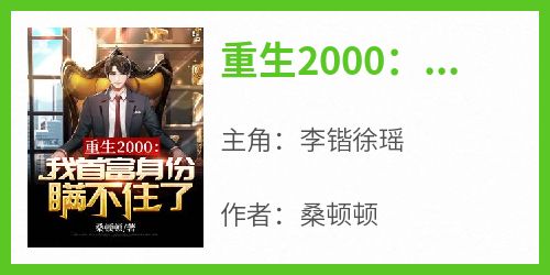 李锴徐瑶小说哪里可以看 小说《重生2000：我首富身份瞒不住了》全文免费阅读