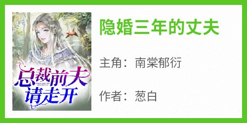 抖音小说隐婚三年的丈夫，主角南棠郁衍最后结局小说全文免费