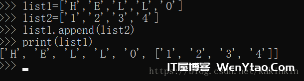 python列表添加元素append(),extend(),insert(),+list的区别及说明